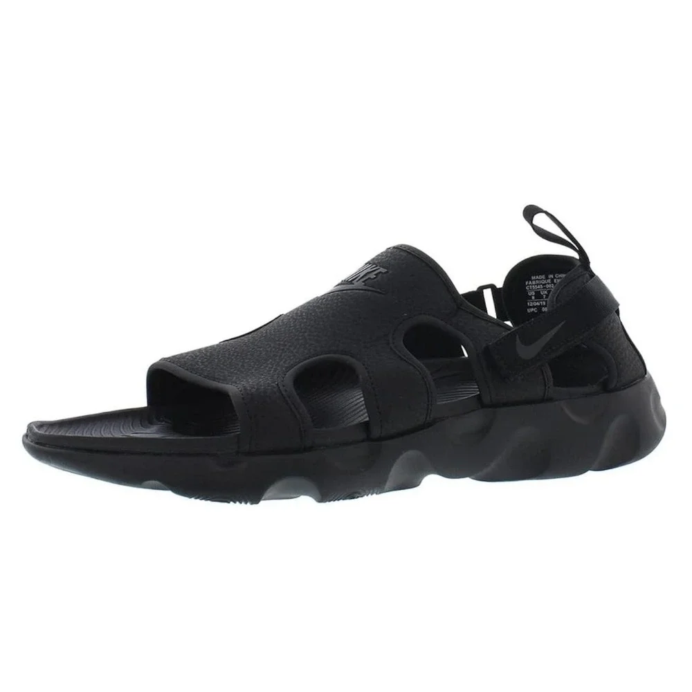 Nike Owaysis Sandals Shoes Mens Size 18 Black Slide Sport CT5545-002 Swim‎ Pool